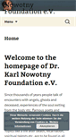 Mobile Screenshot of nowotny-foundation.com